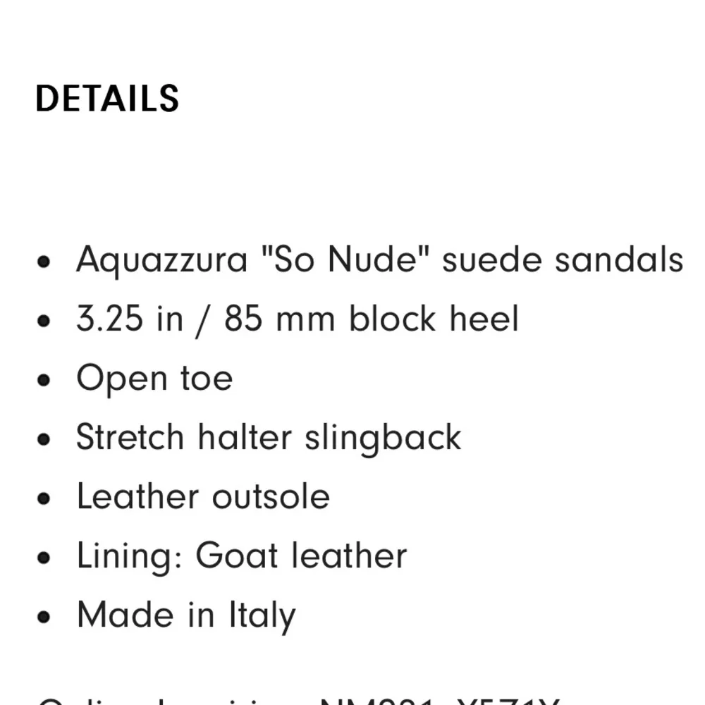 Aquazurra sandals - Picture 6 of 6